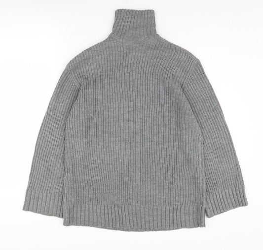 Womens UK Size 2XS H&M Grey Pullover Jumper