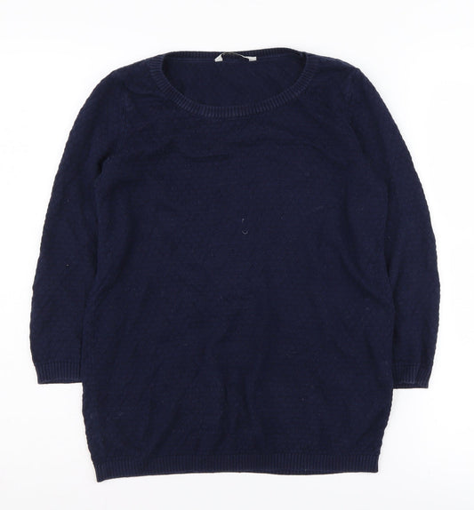 Womens UK Size S Stradivarius Blue Pullover Jumper