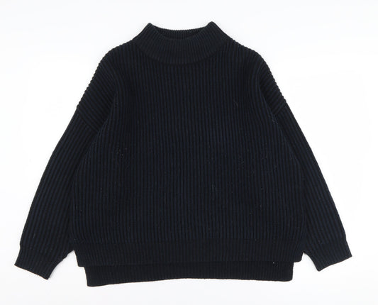 Womens UK Size XS Topshop Black Pullover Jumper