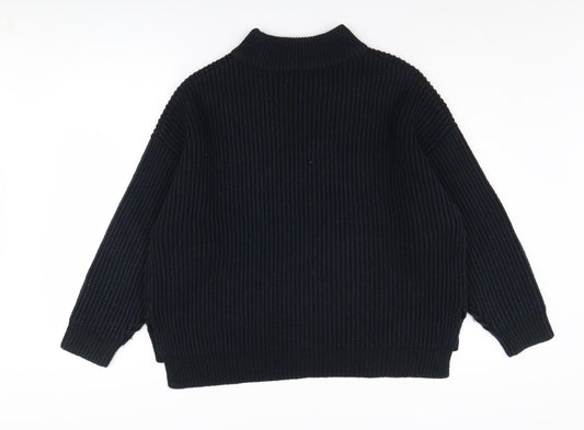 Womens UK Size XS Topshop Black Pullover Jumper
