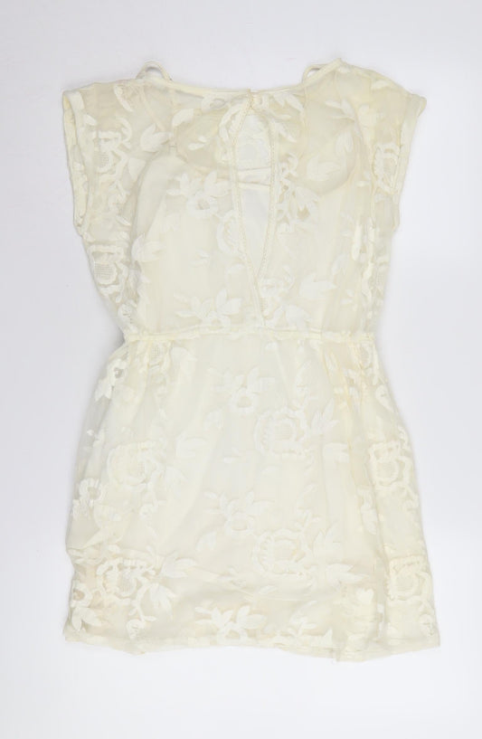 Hollister Women’s Ivory Dress in Size S