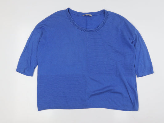 Womens UK Size S Great Plains Blue Pullover Jumper