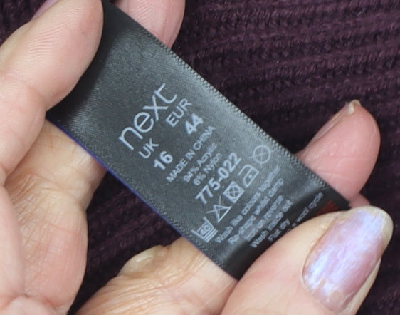 Next Women's Purple Pencil Skirt Size 16