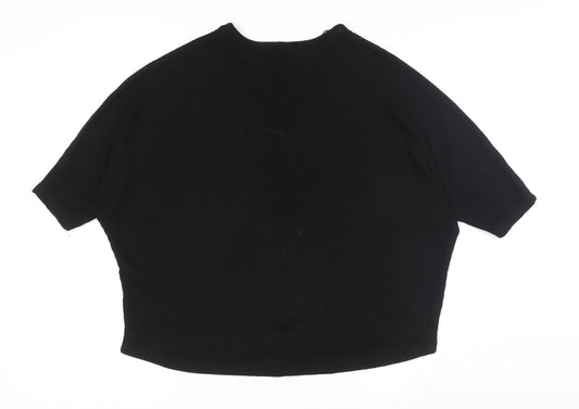 Womens UK Size S New Look Black Pullover Jumper