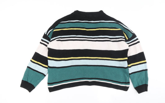 Womens UK Size S H&M Multicoloured Pullover Jumper