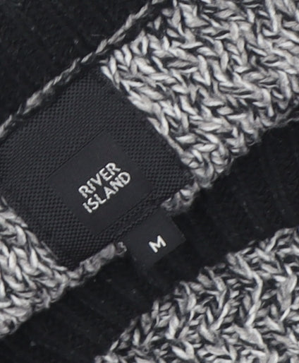 River Island Men's Grey Pullover Jumper M