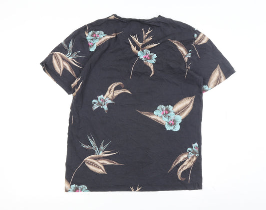 Womens UK Size M NEXT Black Jersey T-Shirt