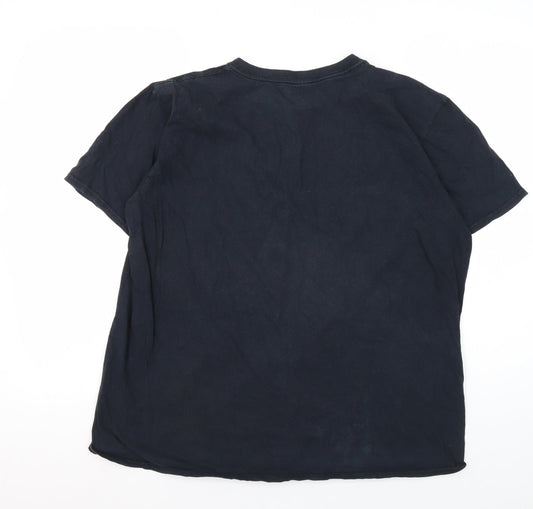 Marvel Captain America Men's Black T-Shirt M