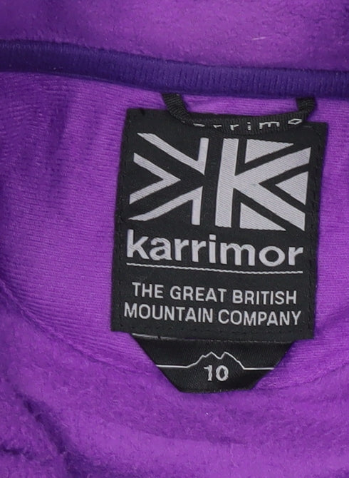 Karrimor Women's Purple Regular Fit Jacket Size 10