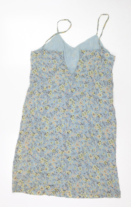 Jigsaw Women's Blue Floral Slip Dress, Size 2