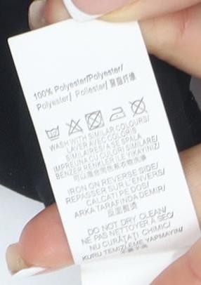 Missguided Stylish Women's Black Polyster Playsuit, Size 8