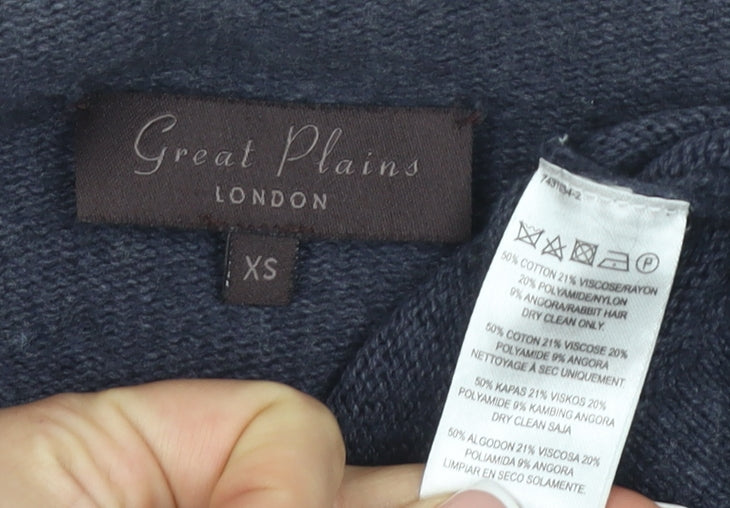 Womens UK Size XS Great Plains Blue Jumper