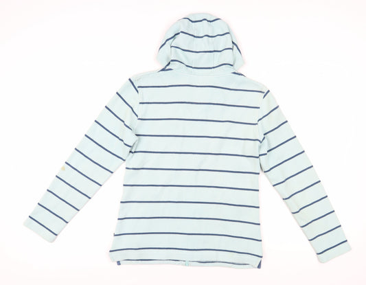 Womens UK Size 10 Jack Murphy Blue Full Zip Hoodie