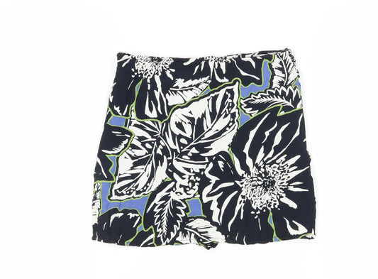 Neon Rose Women's Multicoloured Floral Mini Skirt