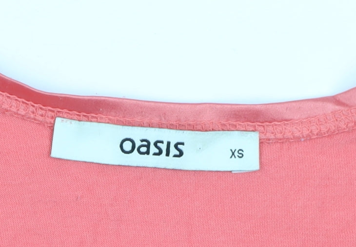 Womens UK Size XS Oasis Pink Tank