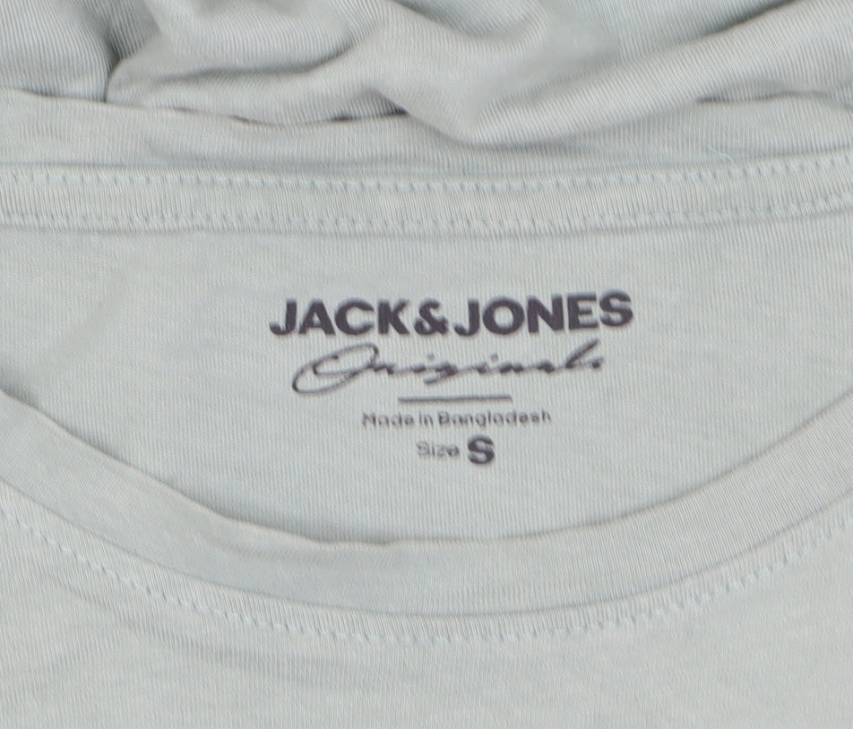 Mens UK Size S JACK & JONES Green T-Shirt