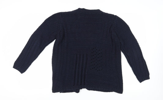 Womens UK Size 14 Marks and Spencer Blue Cardigan Jumper