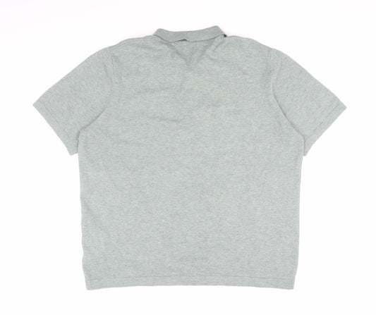 Union Men's Green XL Polo Shirt Casual Short Sleeve