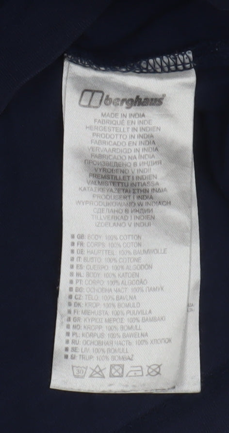 Mens UK Size S Berghaus Blue T-Shirt