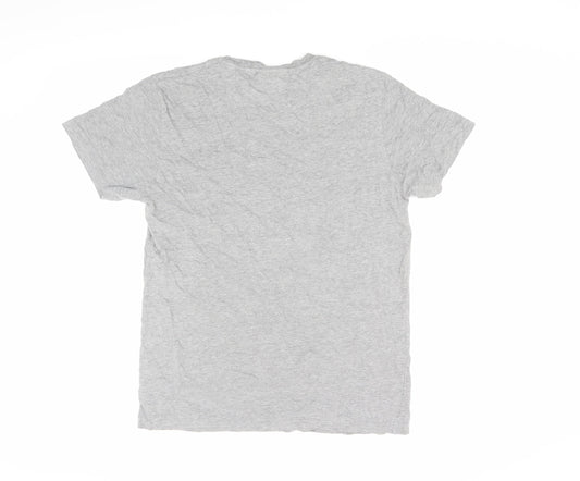 Pierre Cardin Men's Grey Cotton T-Shirt L