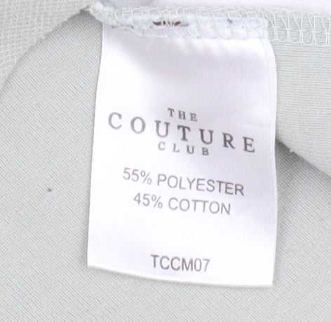 The Couture Club Men's Grey T-Shirt M Regular Fit