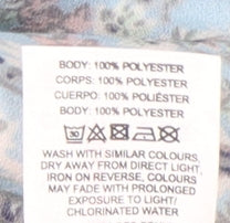 Brand and care label for ASOS DESIGN Women's Multicoloured Long A-Line Skirt