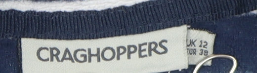 Craghoppers Women's Blue Striped Pullover Sweatshirt Size 12