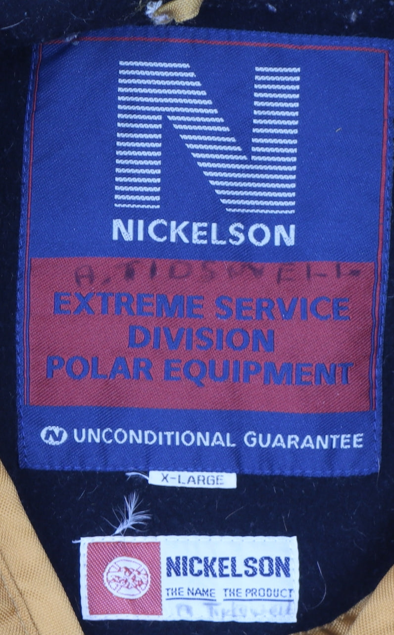 Mens UK Size XL Nickelson Yellow Parka Coat
