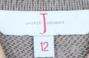 J by Jasper Conran Beige Women’s Pullover Jumper Size 12