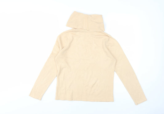 Womens UK Size 10 Emreco Beige Jumper Jumper