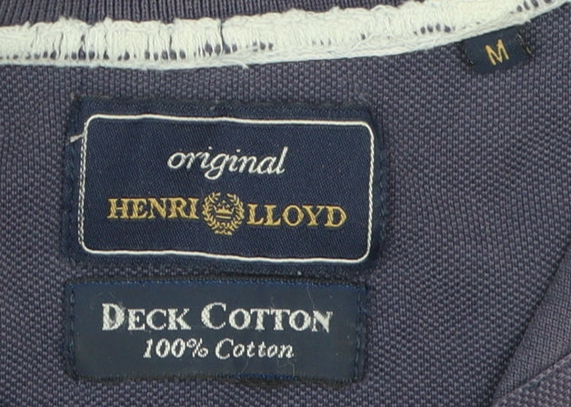 Henri Lloyd Men's Purple Polo M