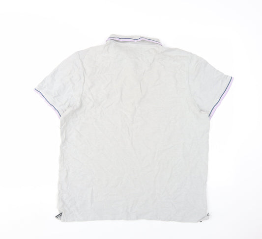 Maine New England Men's Beige Polo Shirt L