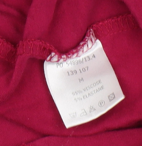 Womens UK Size M MICHA Red Basic T-Shirt