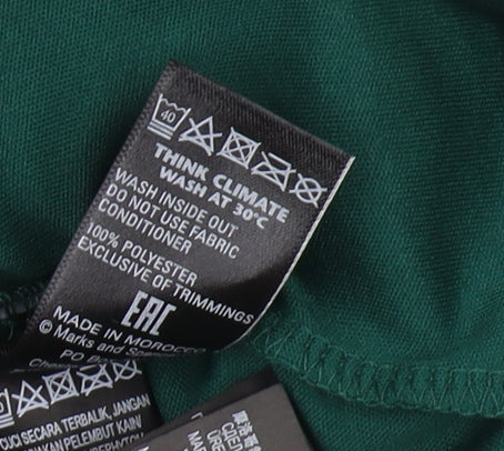 Marks and Spencer Women's Green Plus Size Long Skirt