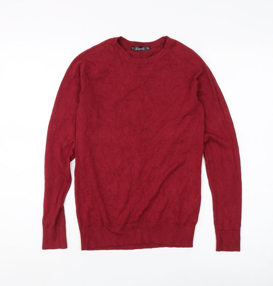 Womens UK Size 8 Dunnes Stores Red Pullover Jumper