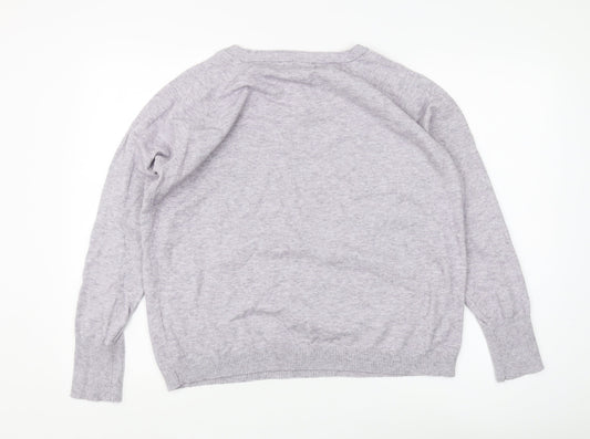 Womens UK Size 14 Betty Barclay Grey Pullover Jumper