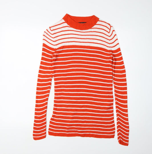 Womens UK Size S VILA Red Pullover Jumper
