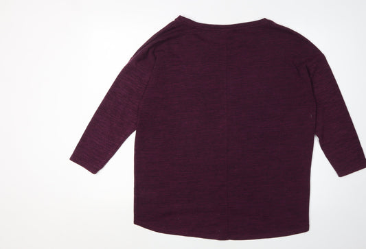Womens UK Size 14 Warehouse Purple Pullover Jumper