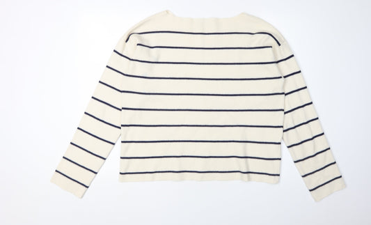 Womens UK Size XL MNG Ivory Pullover Jumper