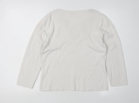 Womens UK Size S Roman Originals Ivory Jumper