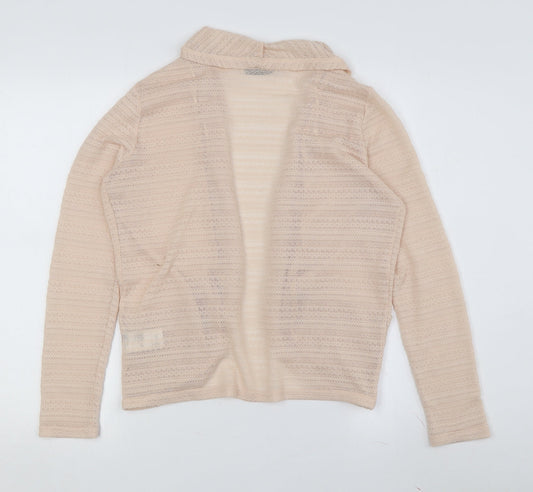 Womens UK Size S Oasis Beige Cardigan Jumper