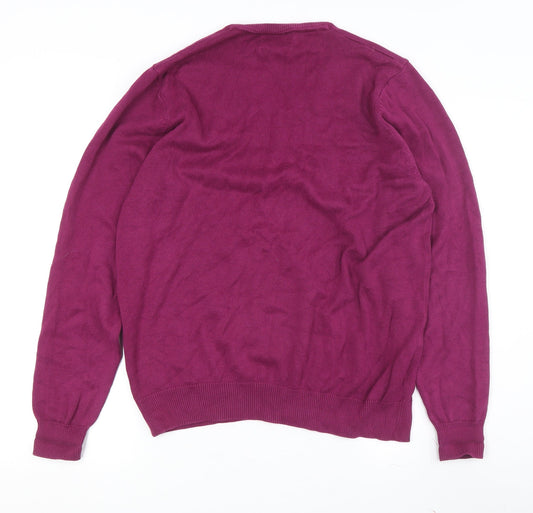 Marks and Spencer Men's Red Pullover Jumper M