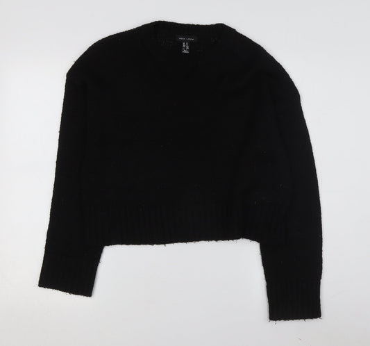 Womens UK Size M New Look Black Pullover Jumper