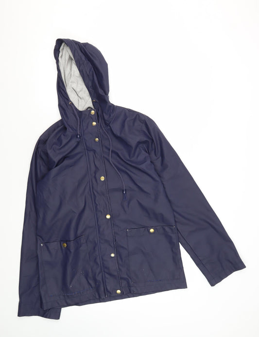 Womens UK Size 10 Firetrap Blue Rain Coat