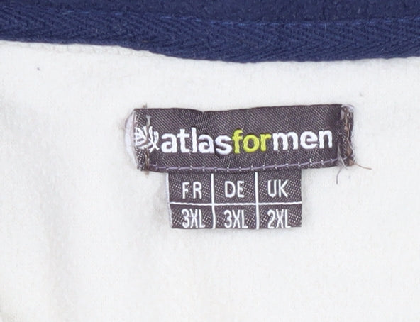 Mens UK Size 2XL atlas for men Ivory Pull-over Sweatshirt
