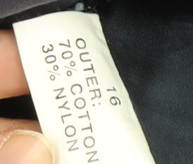 Womens UK Size 16 Selective Black Overcoat
