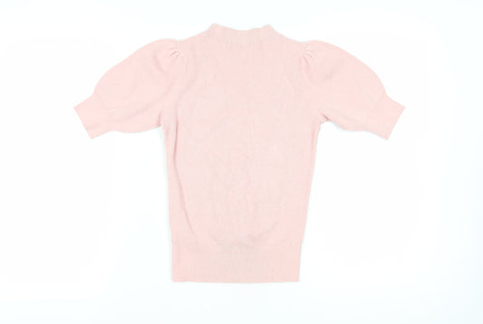 Womens UK Size 6 Marks and Spencer Pink Pullover Jumper