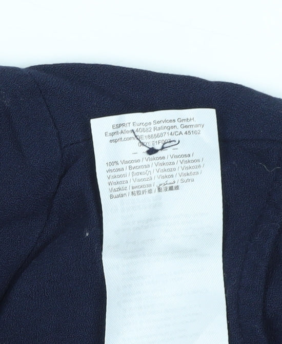 Womens UK Size 6 Esprit Blue Blouse