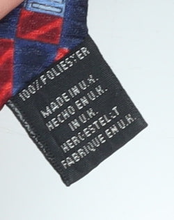 Mens Havana Multicoloured Geometric 100% Polyester Tie