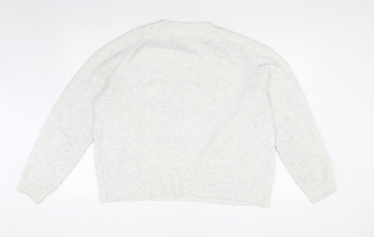 Womens UK Size L Marks and Spencer Ivory Jumper Jumper